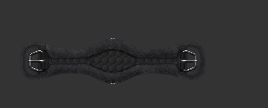 WESTERN ANATOMIC GIRTH COMPLETE 85CM- 02 (Black)- 70 Whiskey