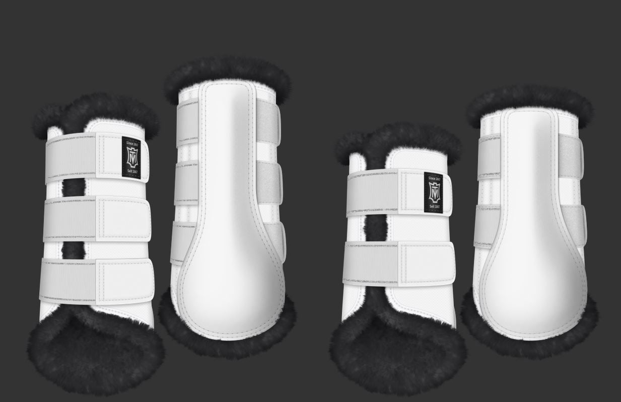 PROFESSIONAL DR XL FR HORSE BOOT LINING- 30 White