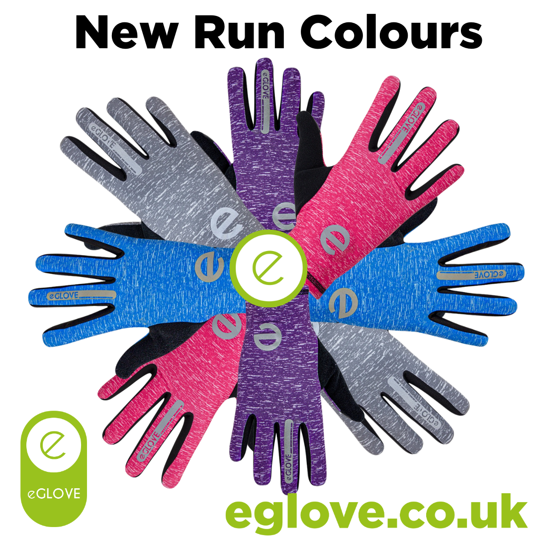 eGLOVE Run Gloves – Purple | Touchscreen Running Gloves