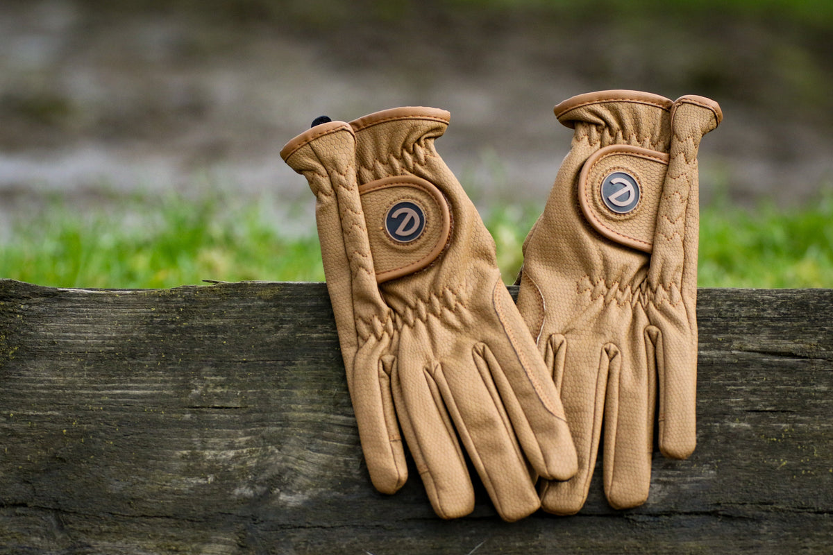 eQUEST GripPro Winter Edition Riding Gloves – Caramel | Warm, Grippy & Touchscreen