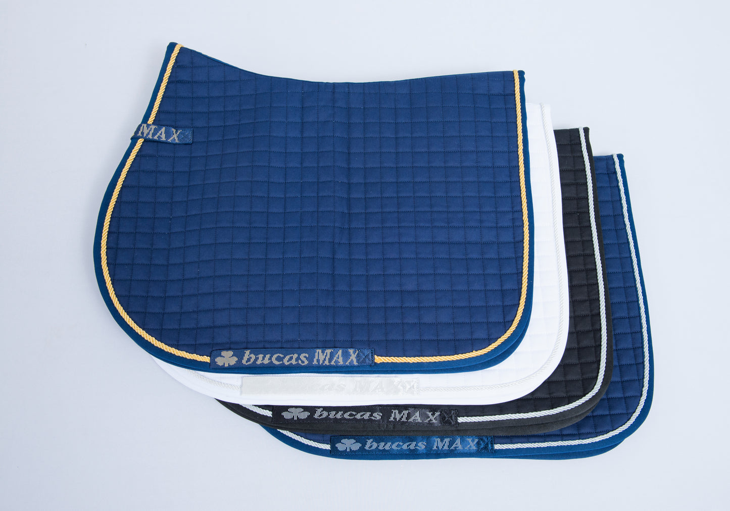 MAX SADDLE PAD SJ- Blk/Silver - 64