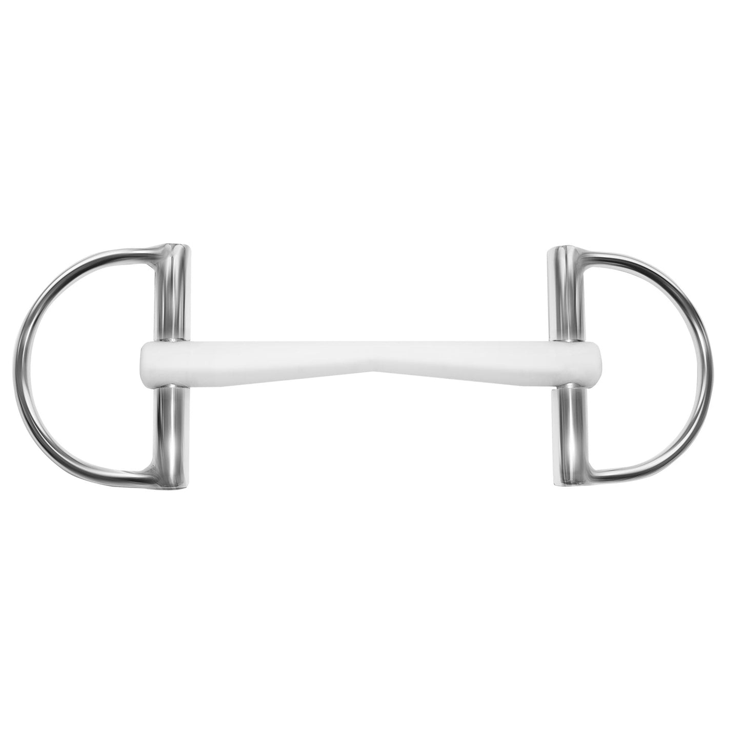 DUO D-RING SNAFFLE- Thermoplastic- 120mm