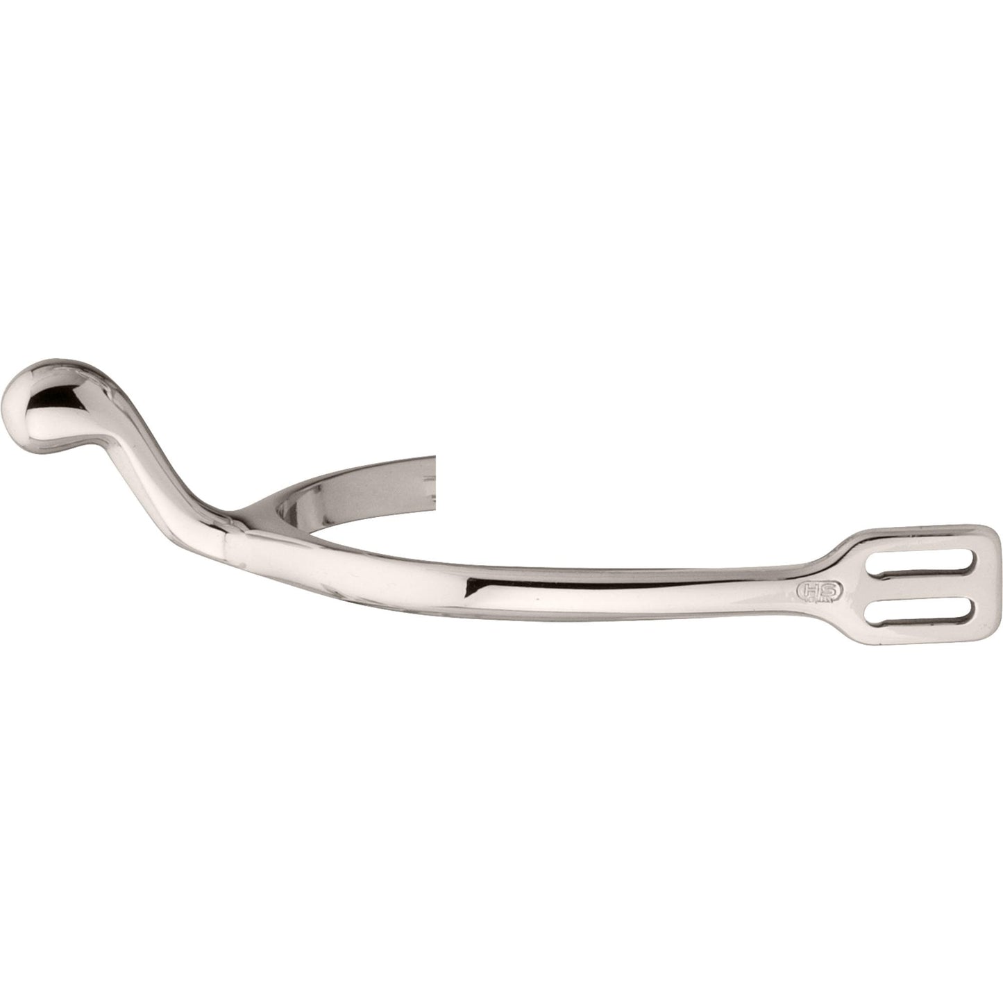 SWAN NECK SPUR - NO ROWEL - 40- GERMAN SIL