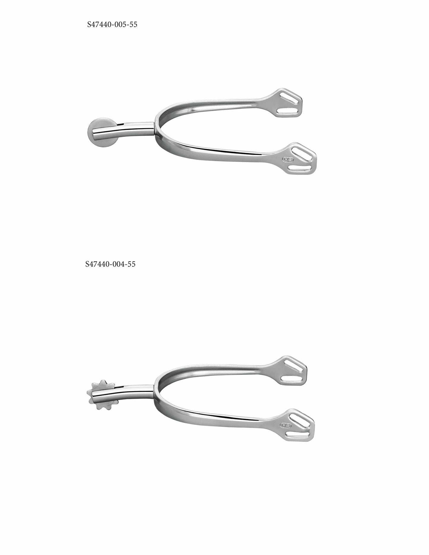 ULTRA FIT SPURS WITH ROWEL 45MM- HS Stainless S- Rowel #4