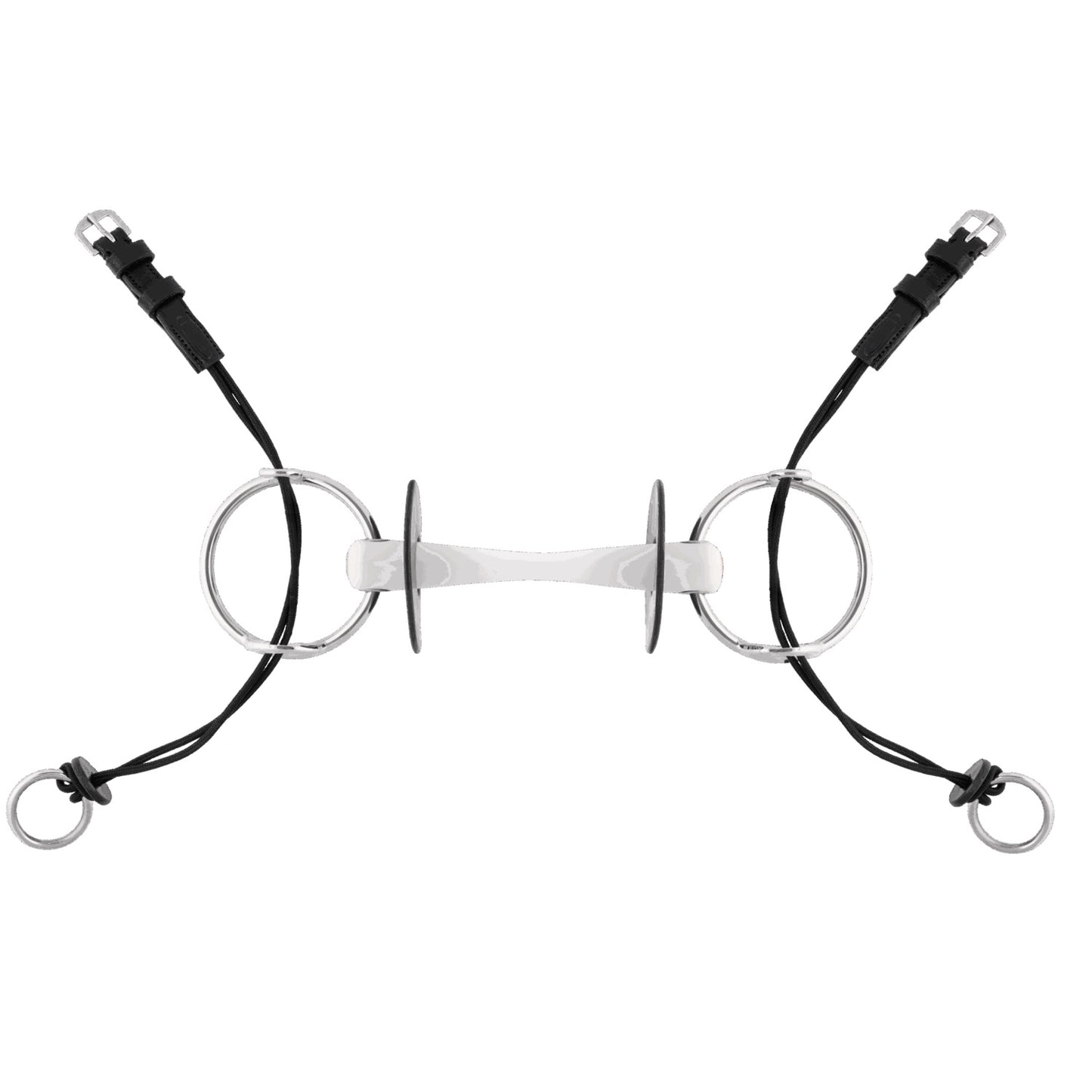 NATHE GAG BIT 20MM W. FLEX. MULLEN MOUTH- Thermoplastic- 130