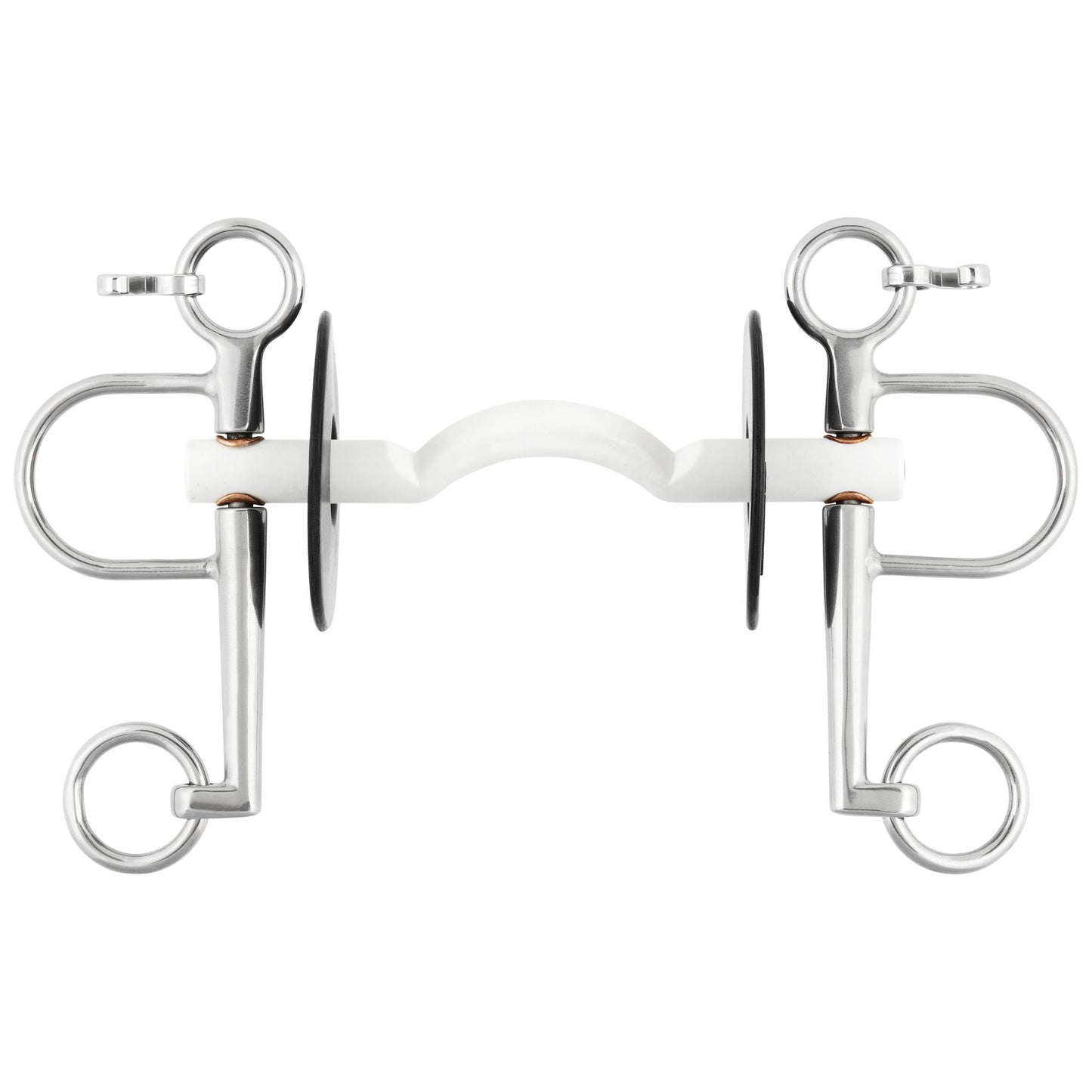 NATHE PELHAM HARD M.MOUTH 15MM W.PORT CHEEKS 7CM- Thermoplas