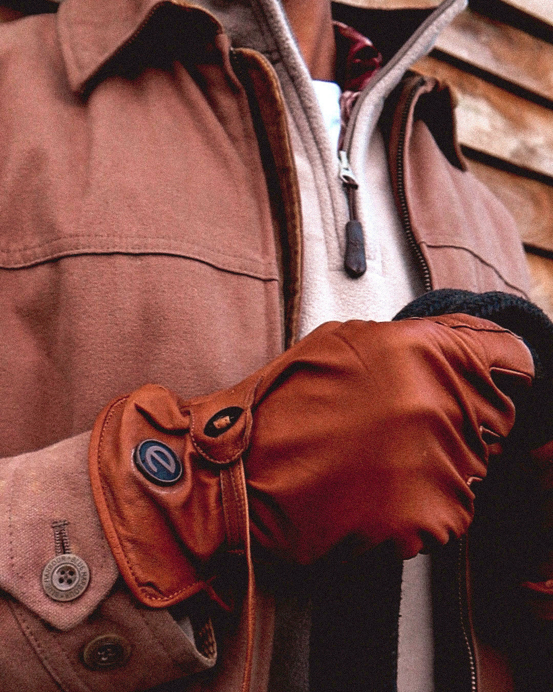 eQUEST GripPro Western Leather Riding Gloves – Tan | Thinsulate Lined | Touchscreen