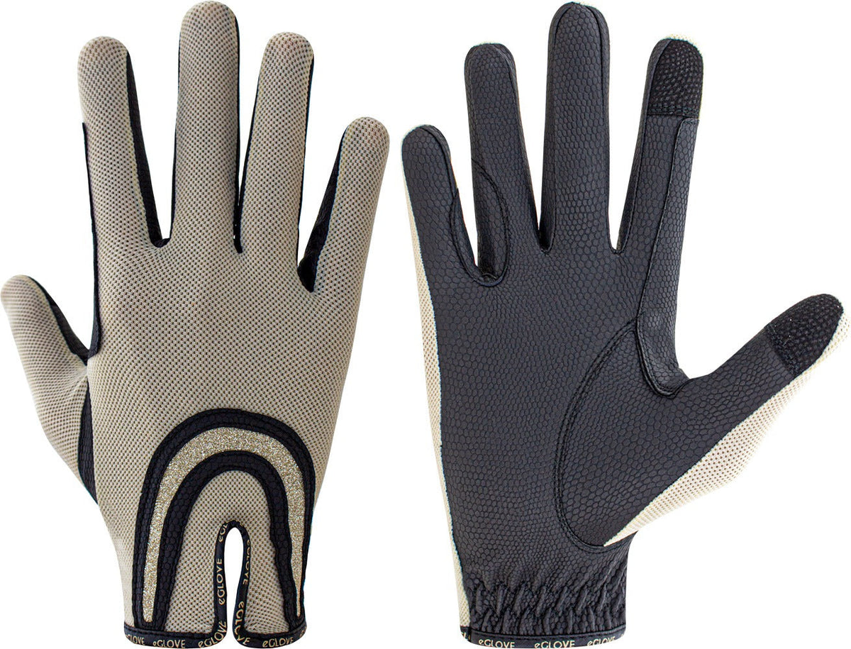 eQUEST GripPro X-LITE Pro Pull - Sand Gold Glitter Horseshoe
