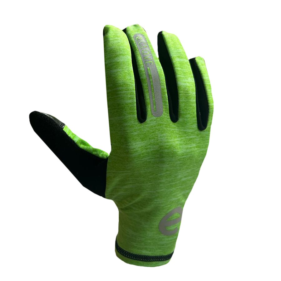 eGLOVE Run Gloves – Green | Touchscreen Running Gloves