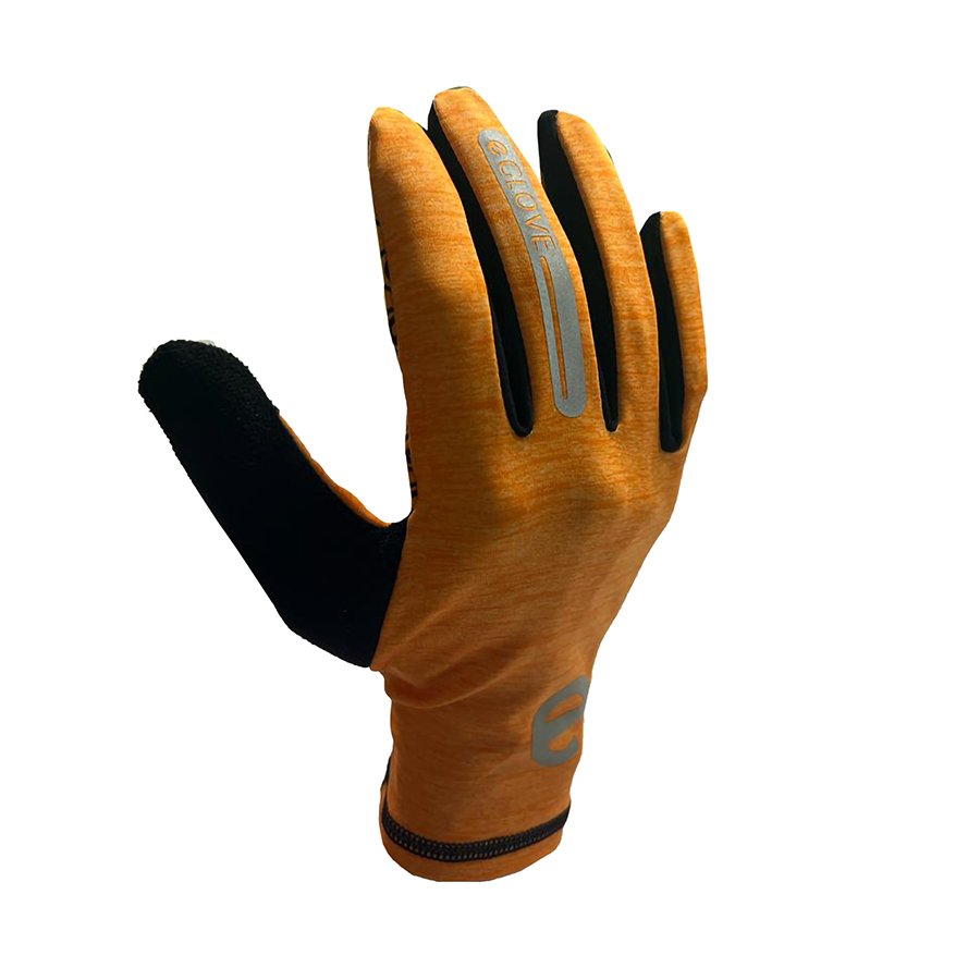 eGLOVE Run Gloves – Orange | Touchscreen Running Gloves