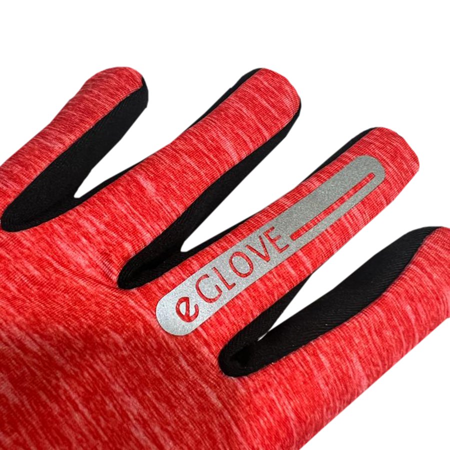 eGLOVE Run Gloves – Red | Touchscreen Running Gloves