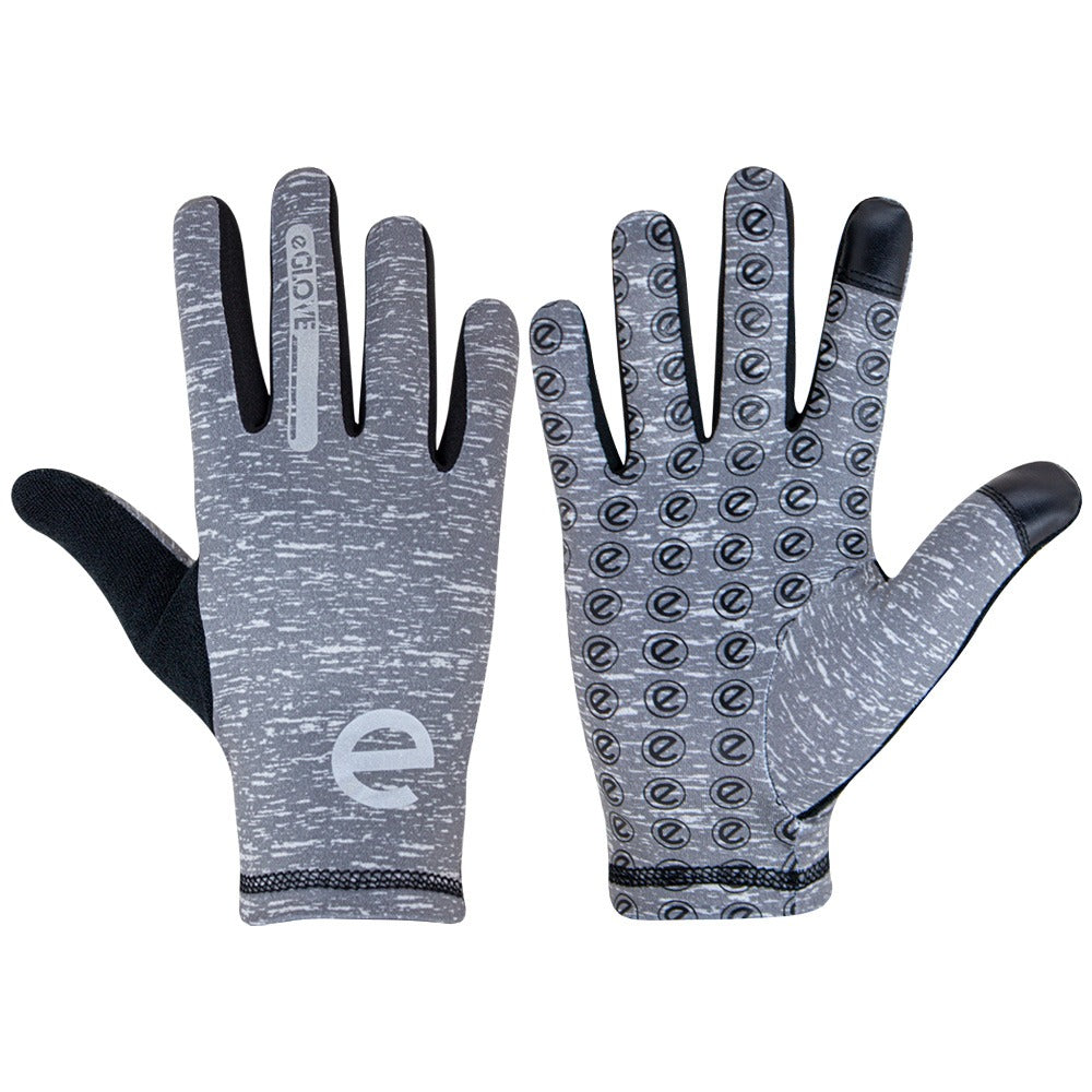 eGLOVE Run Gloves – Grey | Touchscreen Running Gloves
