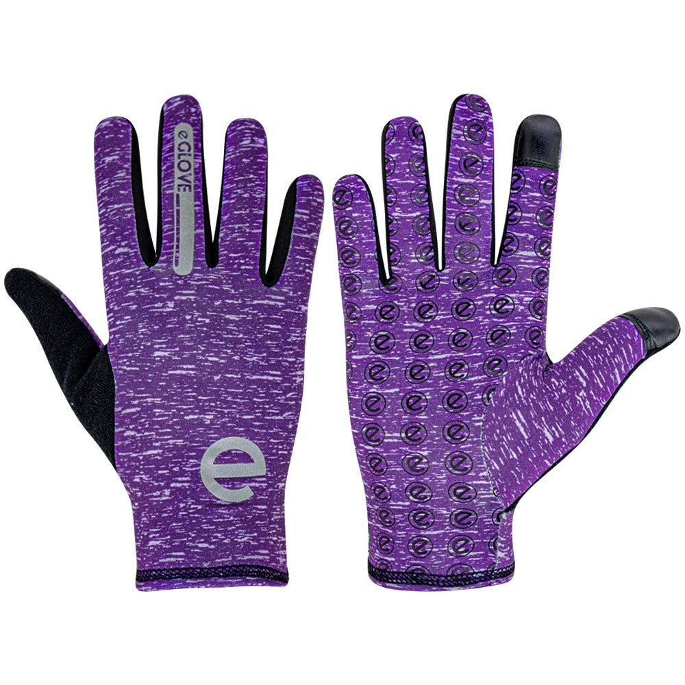 eGLOVE Run Gloves – Purple | Touchscreen Running Gloves