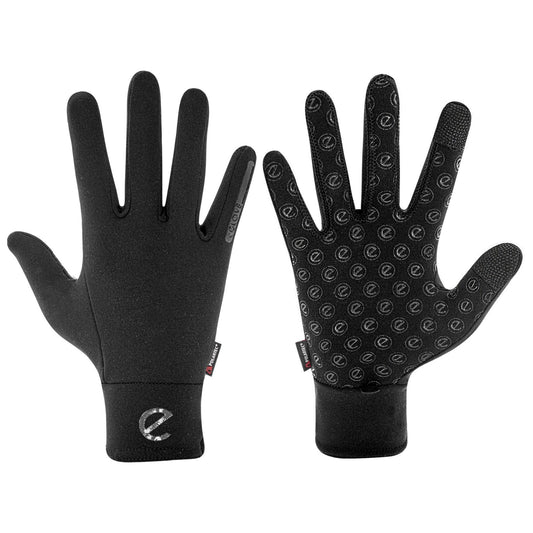 eQUEST Winter Elite Polartec Riding Gloves – Black | Warm, Breathable & Touchscreen