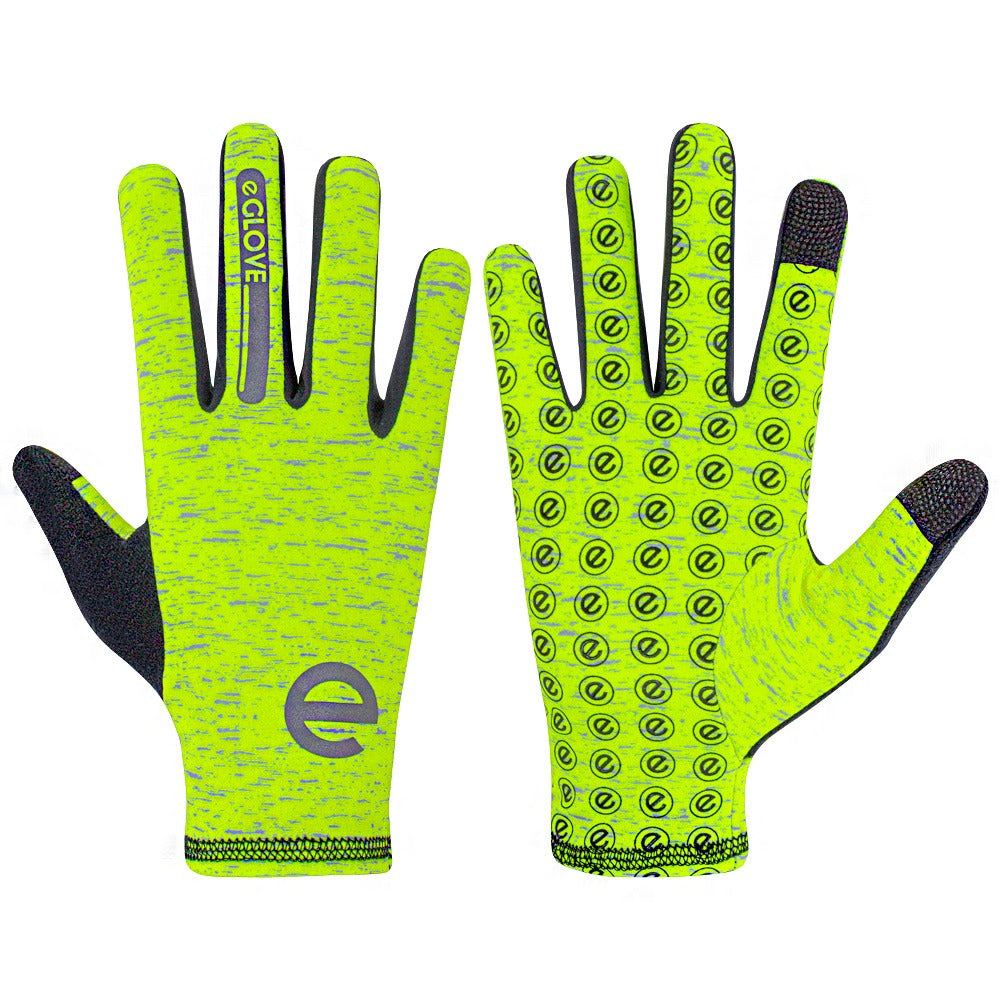 eGLOVE Run Gloves – Yellow | Touchscreen Running Gloves