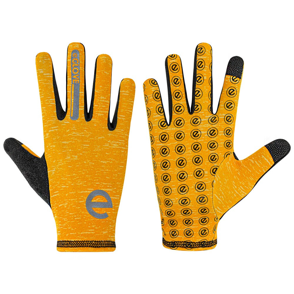 eGLOVE Run Gloves – Orange | Touchscreen Running Gloves