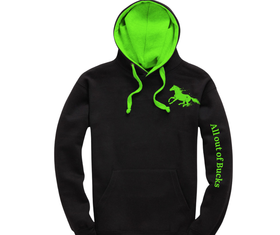 'All Out Of Bucks' Contrast Hoodie