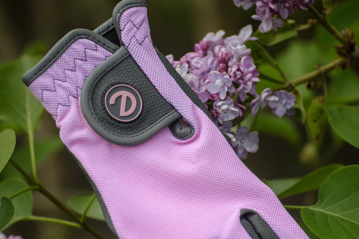 eQUEST GripPro X-LITE Riding Gloves - Pastel Pink Regular Cuff