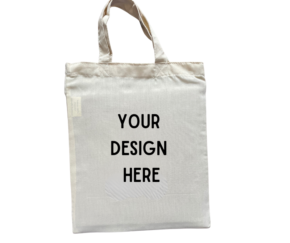 Personalised Soft Natural Tote Bag - 26cm x 34cm
